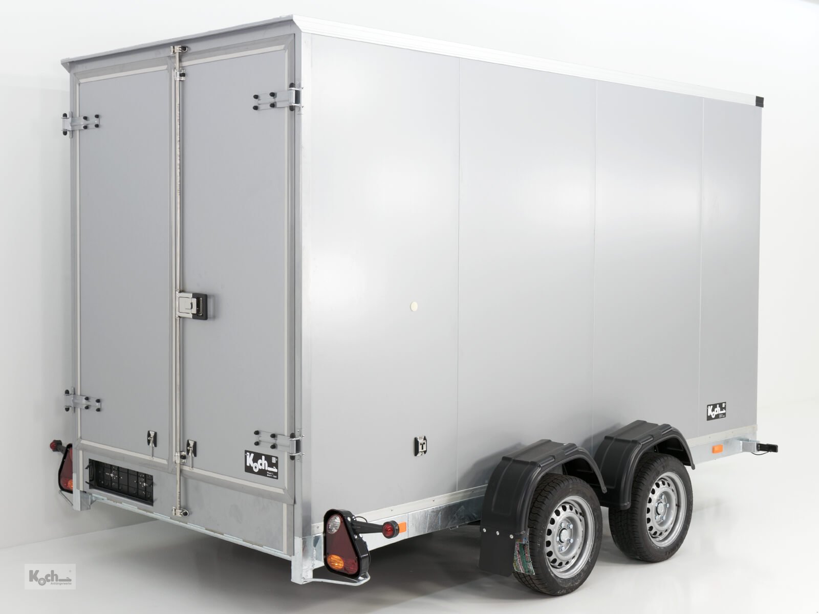 Anhänger des Typs Sonstige Koffer-Absenkanhänger 157x343cm Höhe:190cm 2,7t|silber (Ko13281934So), Neumaschine in Winsen (Luhe) (Bild 2)